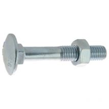Boulon pour bois à tête ronde collet carré Japy classe 4.8 din 603/555 10X130 boîte de 25 - ultima - 80410130