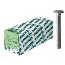 E-normpro - Boulon tete bombé din 603 o.Mu acier inoxydable A2 M8x70 hp (Par 100)