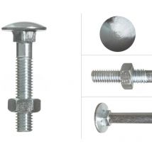 Boulon trcc galvanisé M8 x 40 mm - 200 pièces