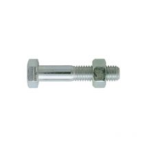 Ultima Visser Fixer Coller - Boulon Ultima à tête hexagonale acier zingué blanc - classe 8.8 din 931/934