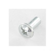 Ecrou Relieur pozi et fendu M4X8 5X12 Acier zingué-1 piece