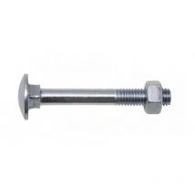 Viswood - Tornillo cabeza redonda cuello cuadrado - az 4.8 - Ø12 x 100 mm - Caja de 50 - 50112100