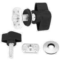 Sjlerst - Boulons de Hard Top, Console Pièces 8 Pcs Universel Hard Top Fixations Vis à Pouce Écrous Boulons Pour Jeep Wrangler Yj Tj Jk