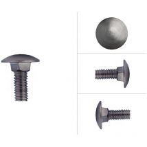 Boulons en acier inoxydable M6 x 16 mm - 100 pièces