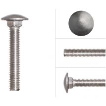 Boulons en acier inoxydable M8 x 50 mm - 50 pièces