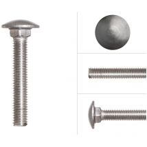 Boulons en acier inoxydable M8 x 55 mm - 50 pièces