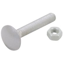 Afbat - Boulons Trcc Ø7mm L70mm Zingué Blanc X8