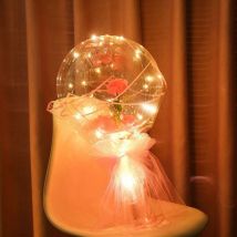 Bouquet de ballons LED pour la Saint-Valentin, la fête des mères, pour votre amoureux, votre famille, ballon lumineux à LED, décoration de mariage et