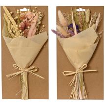 Bouquet de fleurs séchées de 29cm - modèles variés 860231