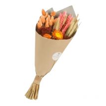 Bouquet de fleurs séchées Happy Orange 50 cm