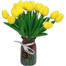 Bouquet de tulipes artificielles pour décoration de mariage