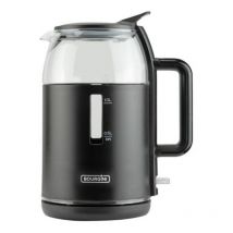 Bourgini - Wasserkocher of Wasser matt schwarz und Glas 1,5 l