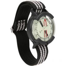 Boussole de montre étanche, boussole de montre à cadran réglable lumineux étanche pour le camping en plein air