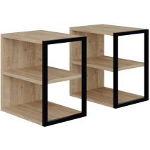 Asir Group Llc - Bout de canapé en aggloméré Echo (Lot de 2)