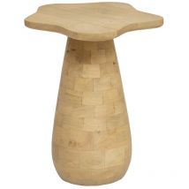 Made In Meubles - Bout de canapé en bois de manguier Merlin