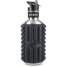 Bouteille De Sport - Mobot - Fonction 2 En 1 Rouleau De Massage - Noir