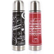 Totally Addict - Bouteille de transport en inox 450 ml (Lot de 2)