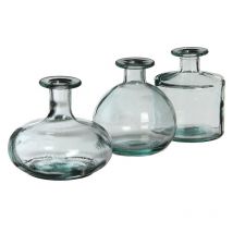 Mica Decorations - Bouteille en verre transparent simone ø14cmx12 cm