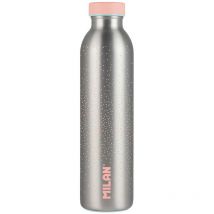 Milan - E3/64266 Botella Isotérmica De Acero Inoxidable 591Ml Serie Silver, Rosa