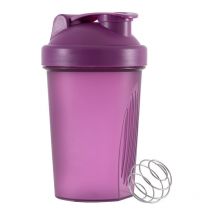 Fei Yu - Bouteille shaker avec boule de fouet métallique, bouteille de shake protéiné,