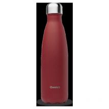 Bouteilles isotherme Qwetch granite - Rouge piment - 500 ml - QD3123