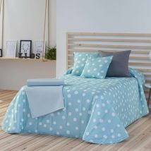 Confecciones Paula - Bouti topo de 105 cm - Turquesa