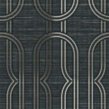 Boutique - Geo Onyx Schwarz Vliestapete 10mx52cm