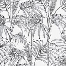 Boutique - Vliestapete - Honolulu Silber - 10m x 52cm