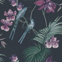 Boutique - Vliestapete - Utopia Navy - 10m x 52cm