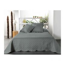 Boutis contemporain Gris Anthracite - 150x150cm - Gris anthracite