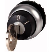 111790 M22-WS-MS2 Tête de commande à clé collerette plastique clé noir 1 pc(s) Q254972 - Eaton