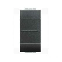 Livinglight axial button 1 pole no 10a colour anthracite l4055n - Bticino