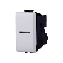 Ettroit - Bouton axial unipolaire série solar 1P 10A compatible Bticino matix MT0601