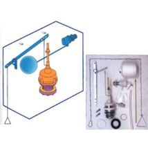 Mécanisme de chasse d'eau – Accessoires complets pour réservoir – Type mécanisme chasse d'eau, Longueur – Fominaya