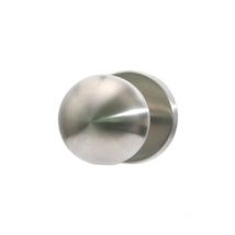Bouton boule fixe sur rosace ronde Argent 50 50