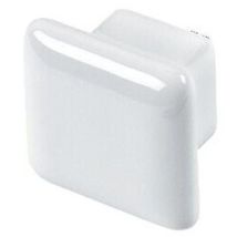 Bouton Carré Céramique - Blanc 40 X 40 Mm - Merigous