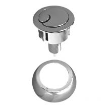 Regiplast - Pomo cromado completo para mecanismo de descarga mecador 63