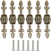 Bouton commode 6 Pièces Boutons de Porte Bouton de Tiroir Poignee de Meuble Vintage Poignées de Placard Bouton de Porte Vintage Boutons de Poignée,P