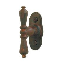 Brionne - Bouton crémone Espalion Fer rouillé ciré - 1.0703.00RO