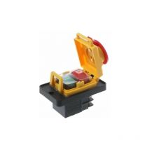 Yzmrbdqc - Bouton d'arrêt d'urgence de commutateur électromagnétique de machine de découpe, commutateur de bouton de libération de tension adapté à