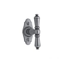 Bouvet - Bouton Nevers Languedoc sur platine Fer cémenté patiné verni eu - BO52PB2132