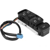 Bouton de lève-vitre, Power Master A2098203410 Noir Qualité oem pour voiture