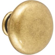 Chrisligne - Bouton De Meuble Anglais Vieil Or Zamak H.30 X L.30 X P.25 Mm