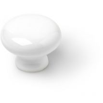 Bouton de meuble Style classique en porcelaine Finition blanche Mesures 353526mm Système de fixation vissé Comprend des vis M4 2 unités - talla