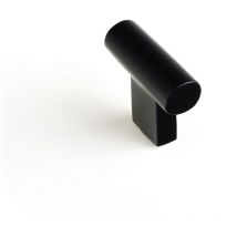 Bouton de meuble en laiton Finition noire mate Mesures 331231mm Système de fixation vissé Comprend des vis M4 4 unités - talla