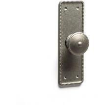 Bouton de plaque avec finition zamak champange, dimensions: 110x35x26mm - talla
