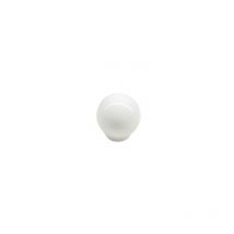 Bouton de meuble en plastique blanc Ø30 mm, BOULE Couleur