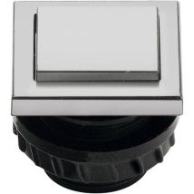 Grothe - Bouton de sonnette simple 61047 gris 12 V/1,5 a