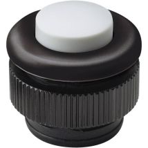 Grothe - Bouton de sonnette simple 61031 noir, blanc 12 V/1,5 a