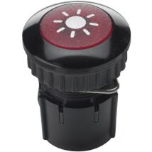 Grothe - Bouton de sonnette simple 63032 noir 12 V/1,5 a